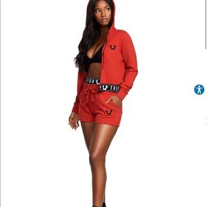 True Religion Waist Hoodie